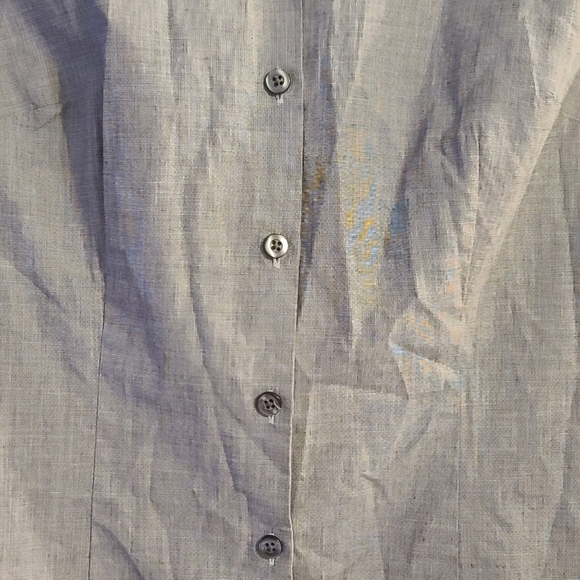 Ann Taylor LOFT Gray Blouse Size 6 - Picture 3 of 7